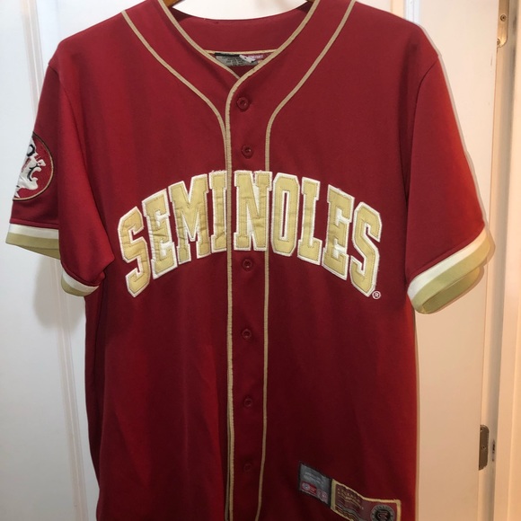 Shirts Florida State Seminole Fsu Baseball Jersey Large Poshmark